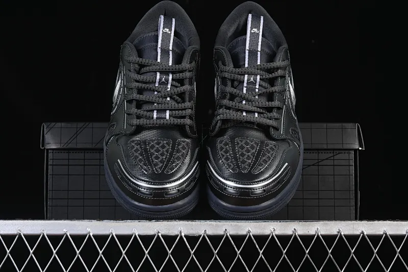 All categories Air Jordan Jordan series basketball shoes Air Jordan 1 Low Air Jordan 1 Low "MM V3" AJ1 Joe 1 space gray low-top cultural and casual sneakers HQ2186-001